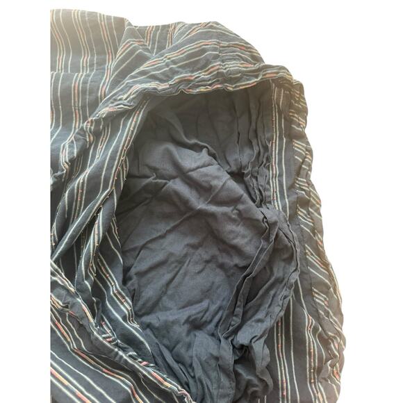 Seasalt Cornwall Alys Dress Blue Stripes Short Sleeve Pockets‎ Collar Size 16 - Picture 6 of 7